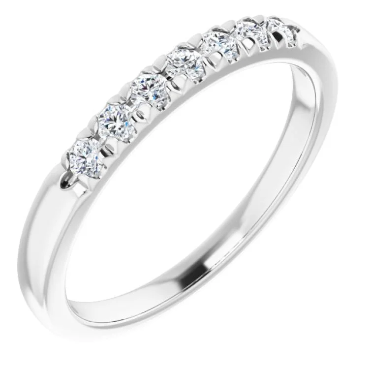 Custom Wedding Rings For Personalized Fashion-14K White 1/4 CTW Lab-Grown Diamond Anniversary Band