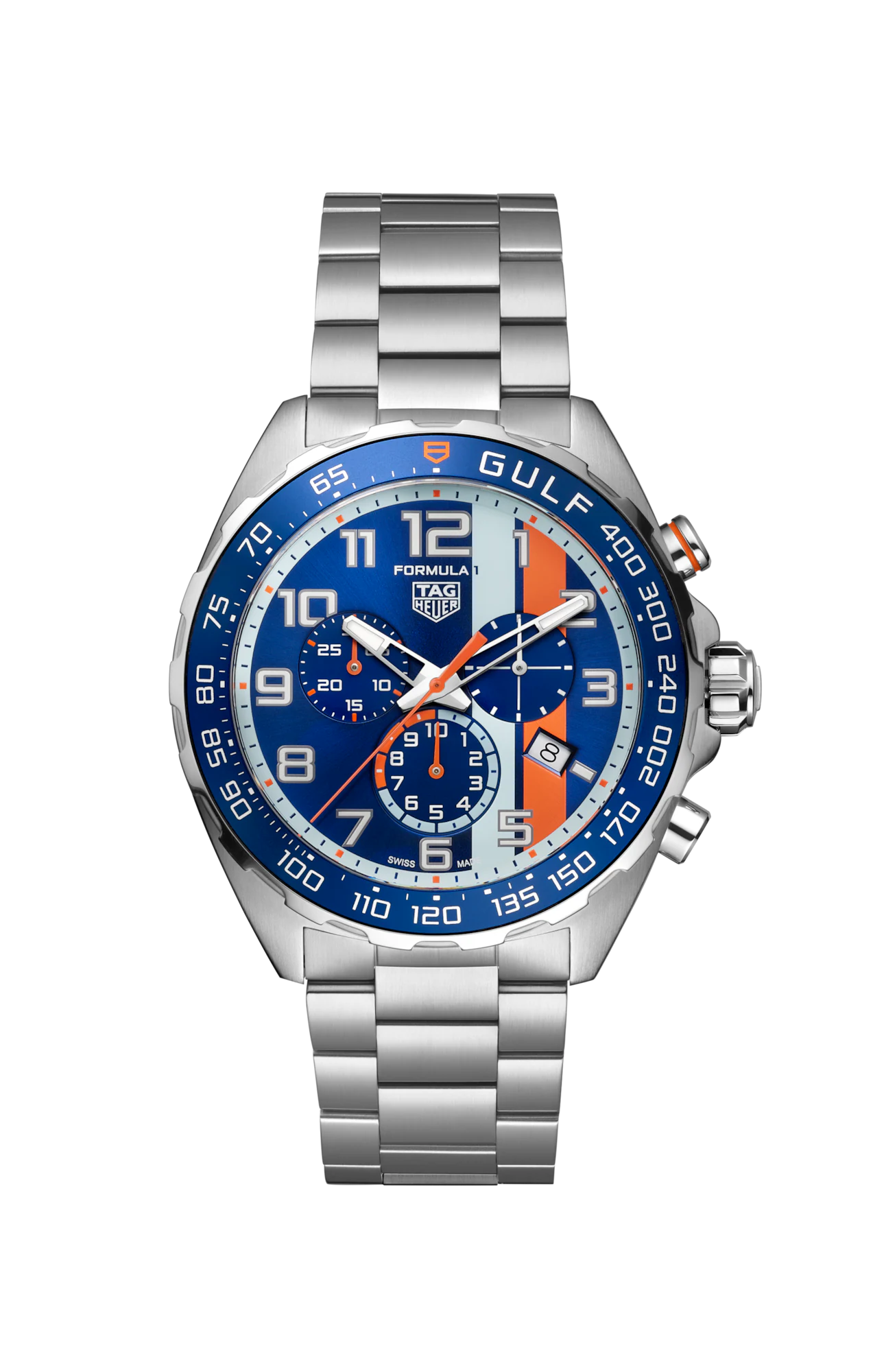 Classic Leather Strap Watches For Timeless Wear-TAG HEUER FORMULA 1 X GULF