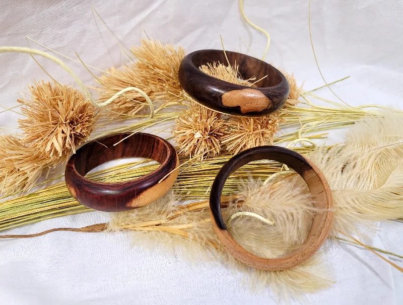 Unique Gold Bangles For Statement Style-Zambian Ebony Bangle