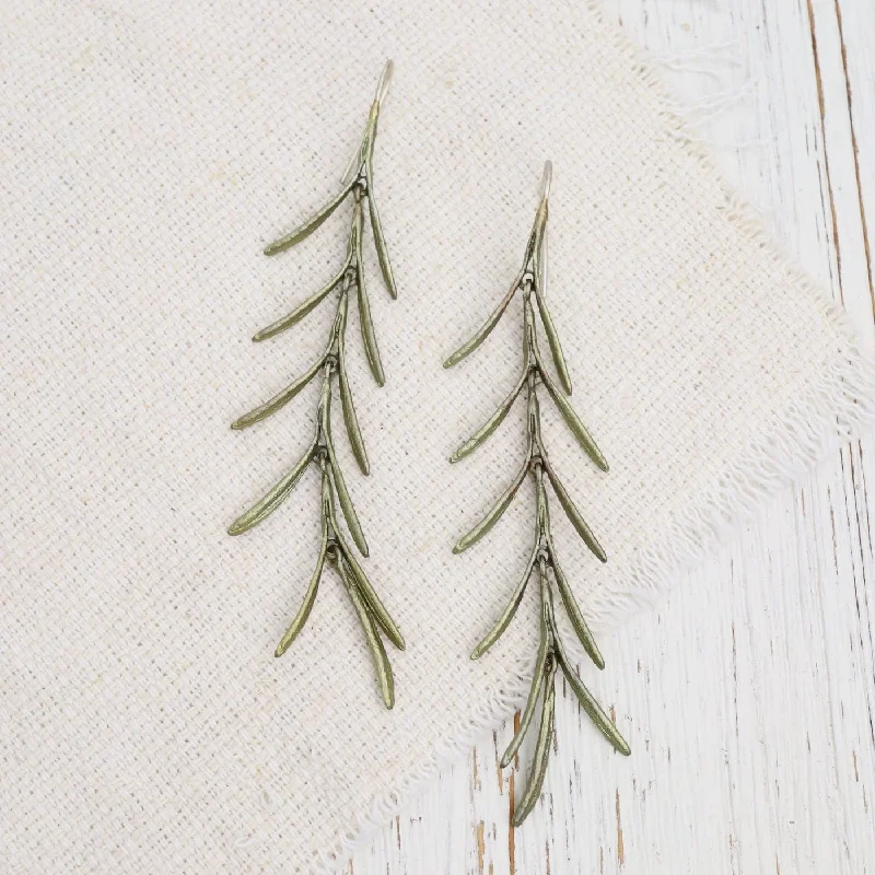 Trendy Earrings For Young Fashionistas-Rosemary Long Dangle Earrings