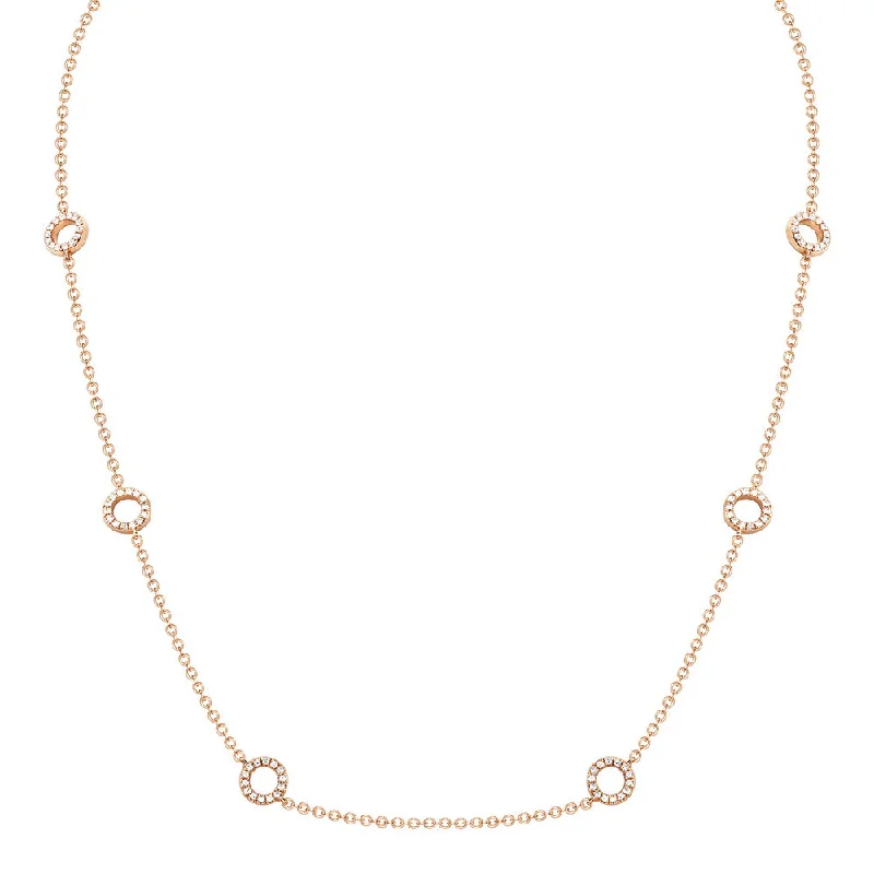 Uneek Cascade Collection Yard Chain Necklace