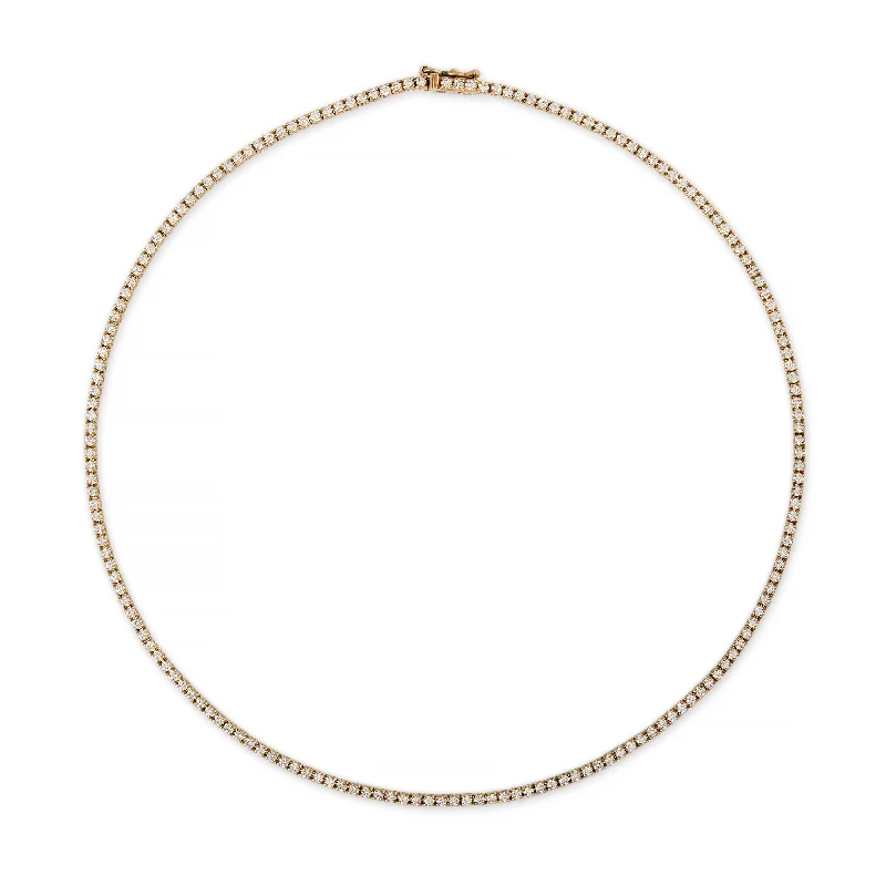 DIAMOND TENNIS TWIGGY NECKLACE