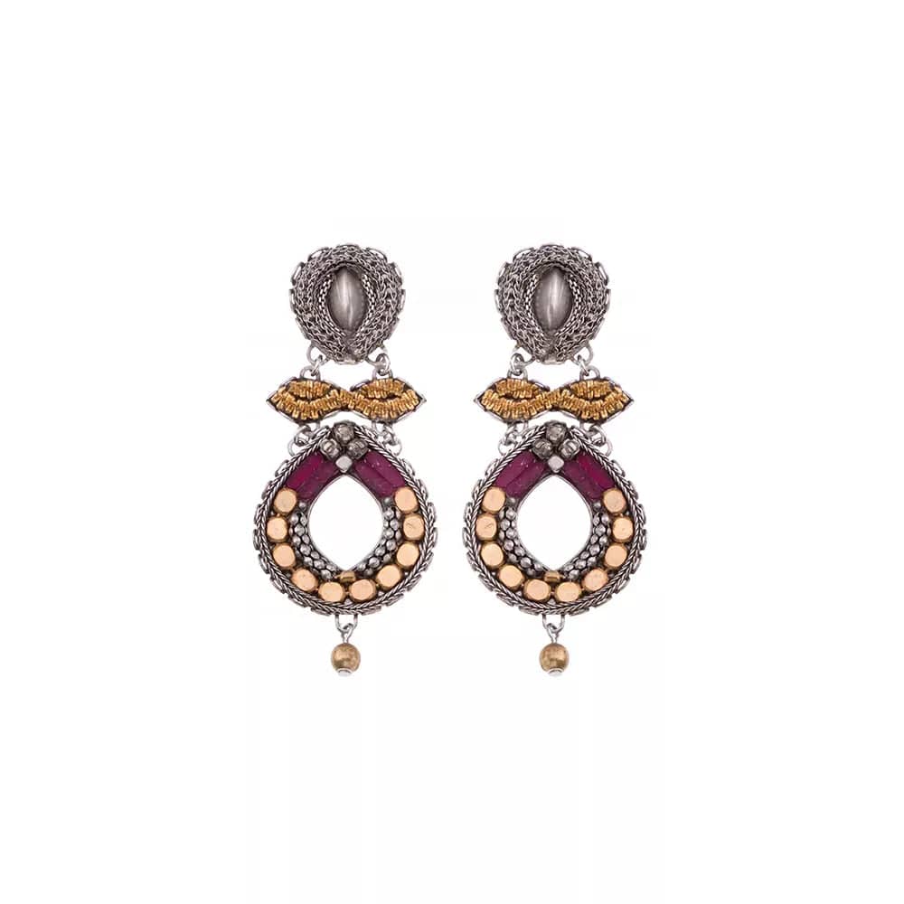 Elegant Gold Earrings For Weddings-Cherry Blossom Earrings