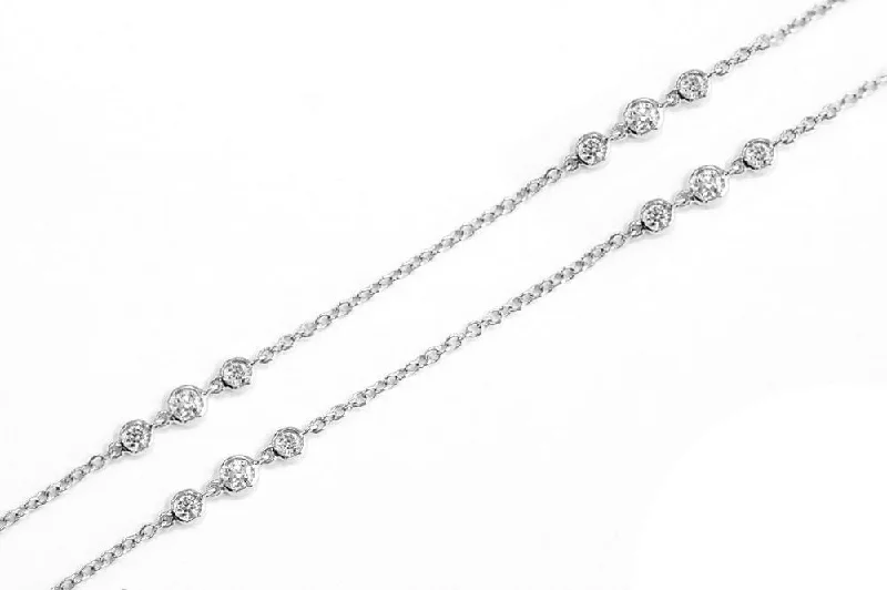 Uneek Cascade Collection Yard Chain Necklace