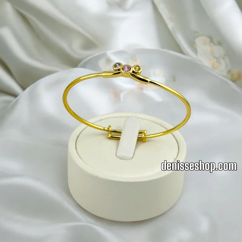 Beautiful Wedding Bangles For Bridal Glam-14K /GIRL PLAIN BANGLE BRACELET BR569