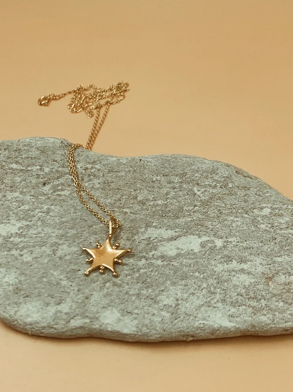 Homecoming Starlight Dotted Star Pendant Necklace