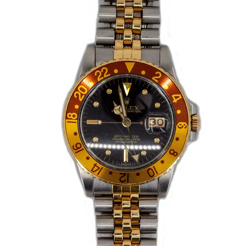 Customizable Smart Watches For Personalized Fashion-Pre-Owned GMT Master RootBeer