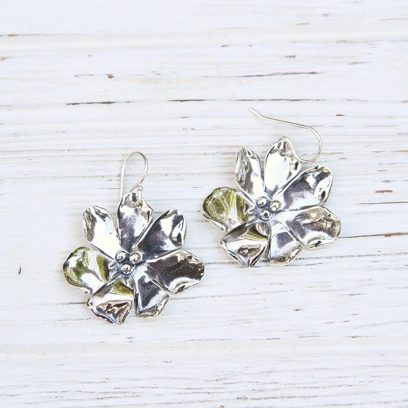 Fashionable Earrings For Day-to-Night Wear-Wildflower on Wire Earrings