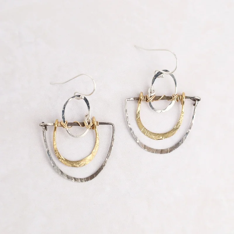 Designer Drop Earrings For Elegant Appeal-Moon Rise Earrings