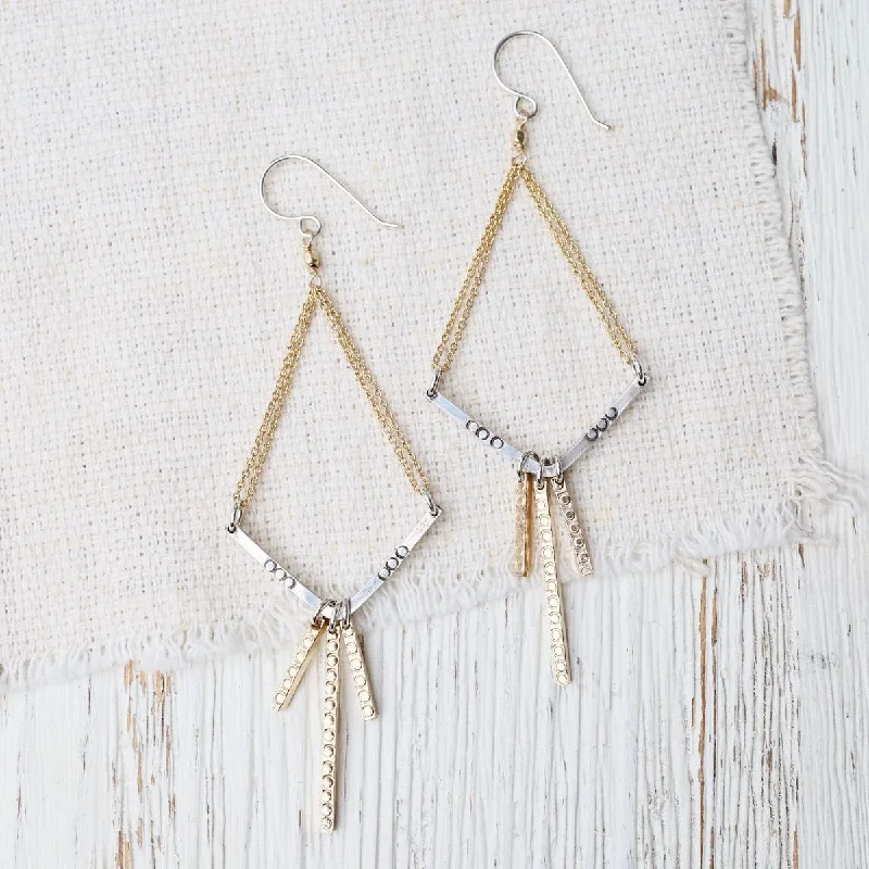 Crystal Drop Earrings For Sparkling Fashion-Oasis Statement Earrings