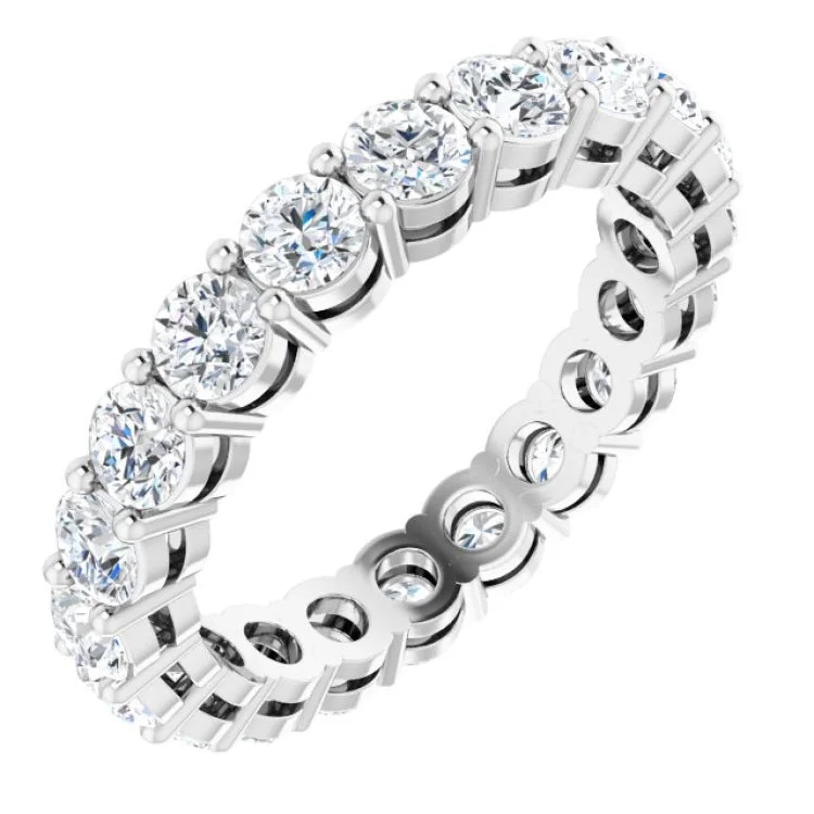 Elegant Engagement Rings For Stylish Proposals-Platinum 1 3/4 CTW Lab-Grown Diamond  Eternity Band