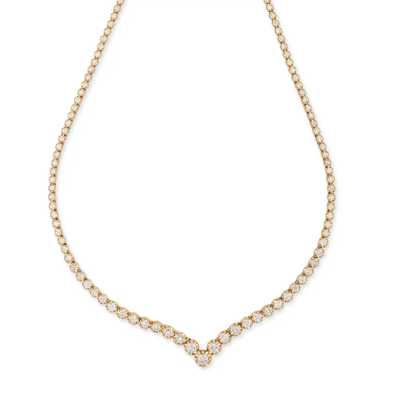 GRADUATED SOPHIA DIAMOND VANESSA NECKLACE