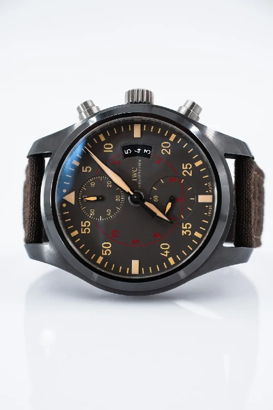 Classic Cufflink Watches For Men’s Fashion-IWC Pilot's Watch Top Gun Marimar