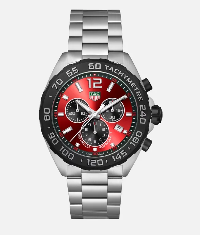 Trendy Mesh Band Watches For Sleek Style-TAG HEUER FORMULA 1 CHRONOGRAPH