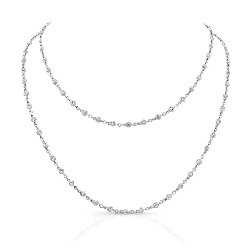 Uneek 32-Inch Diamonds-by-the-Yard Necklace