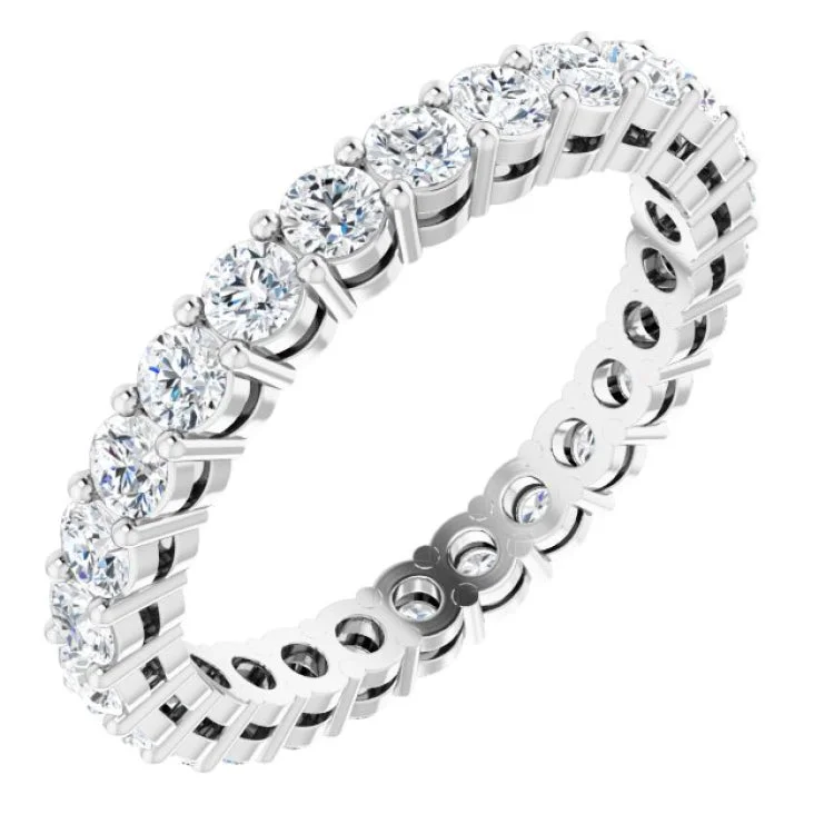 Stunning Engagement Rings For Memorable Proposals-14K White 1 1/2 CTW Lab-Grown Diamond  Eternity Band