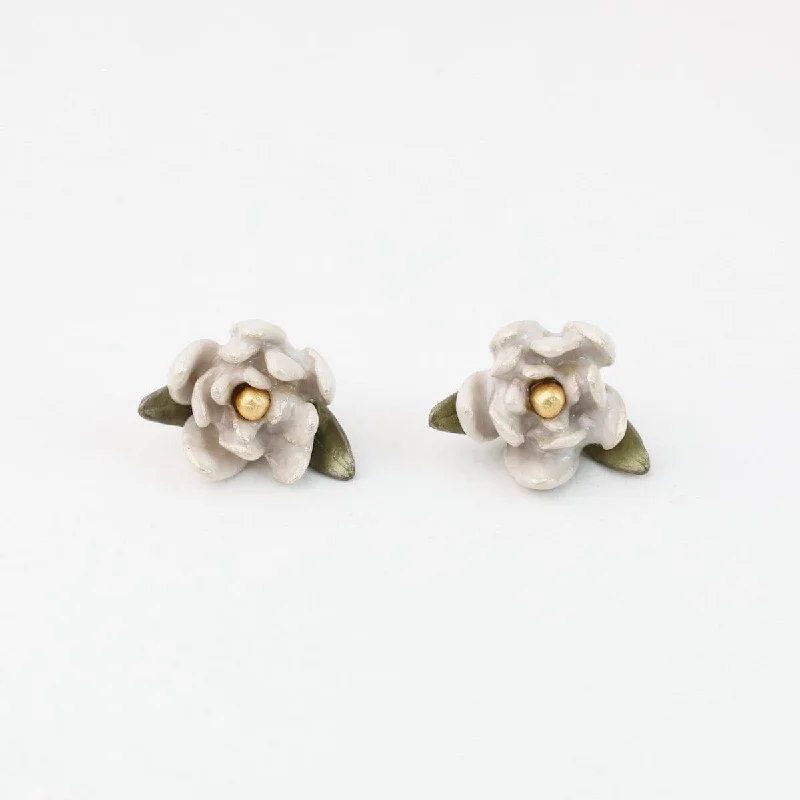 Fashionable Stud Earrings For Trendy Looks-Magnolia Post Earrings