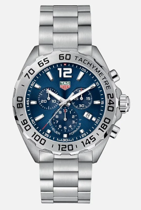 Beautiful Silver Watches For Subtle Glam-TAG HEUER FORMULA 1 CHRONOGRAPH