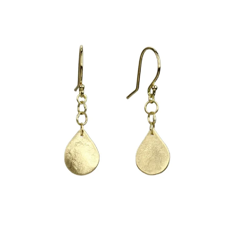 Geometric Drop Earrings For Fashion Statements-18k Gold Small Aurelia Teardrop Earrings